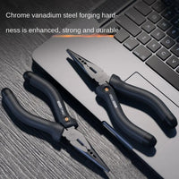 Youpin Deli Pointed Nose Pliers 6-inch Steel Wire Pliers Multifunctional Labor-Saving Household Manual Wire Stripping Pliers New