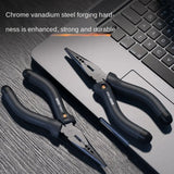 Youpin Deli Pointed Nose Pliers 6-inch Steel Wire Pliers Multifunctional Labor-Saving Household Manual Wire Stripping Pliers New