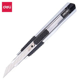 Youpin Deli Zinc Alloy Utility Knife Large Utility Knife Black Blade Small Utility Knife 30-degree Pointed Blade Wallpaper Knife
