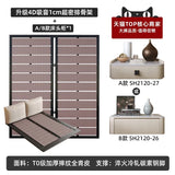 bed Quiet wind suspension  light luxury leather  modern simple master room suspended cream air soft wrap