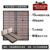 bed Quiet wind suspension  light luxury leather  modern simple master room suspended cream air soft wrap