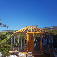 AOOKMIYA （customizable）Yurt Tent Outdoor Large-scale Agricultural Music Winter Thickened Warm Windproof Waterproof Tent