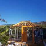 AOOKMIYA （customizable）Yurt Tent Outdoor Large-scale Agricultural Music Winter Thickened Warm Windproof Waterproof Tent