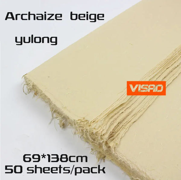 50 Sheets Chinese Calligraphy Paper Rice Paper for Crafts Xuan Rice Paper