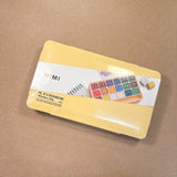 AOOKMIYA Himi Gouache Paint Set Jelly Cup 18 x 30mL - Yellow with 3 brushes AOOKMIYA.COM