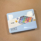 AOOKMIYA Himi Gouache Paint Set Jelly Cup 24 x 30mL - Blue case with 3 brushes AOOKMIYA.COM