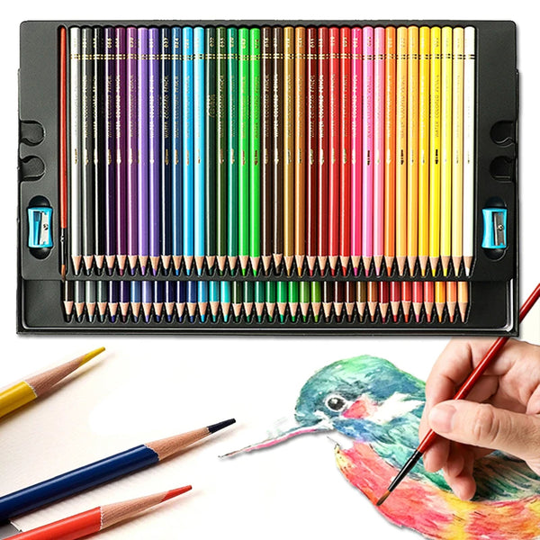kemila 200 pcs Oil Color Pencil Wooden Watercolor Colored Pencils