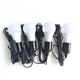 AOOKMIYA portable Small camping use solar lighting system with battery solar panel and four bulbs for house outdoor emergency electricity