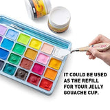 Gouache Refill Paints,White Color(200 ml Bottles), Non Toxic Paint for Canvas...