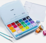 HIMI Gouache Paints | Paint Brush | Spray | Glow In the dark | Artbyharshi