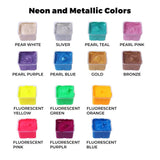 HIMI Gouache Paint Set, 56 Colors x 30ml Include 8 Metallic and 6 Neon Colors...