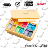 HIMI Gouache Paints | Paint Brush | Spray | Glow In the dark | Artbyharshi