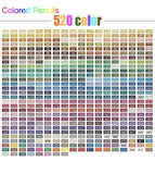 BRUTFUNER 520 COLORS COLORED PENCILS New In Shipper Box Sealed US Shipping