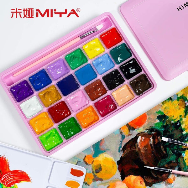AOOKMIYA MIYA HIMI Gouache Paint Set 24 Colors (Random Box Colors) AOOKMIYA.COM