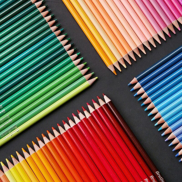 Brutfuner 48/72/120/150/160/180Colors Pencils Professional Oil Wood Soft  Watercolor Pencil For School
