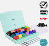 HIMI Gouache Paints | Paint Brush | Spray | Glow In the dark | Artbyharshi