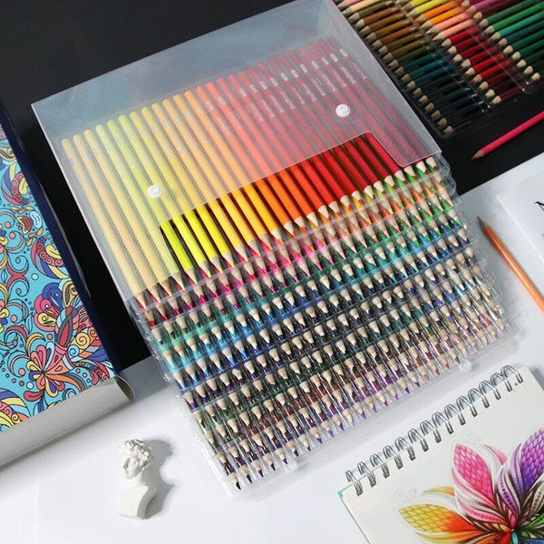 160 Colored Pencils Set with 12 Pcs Drawing Tools,Soft Core