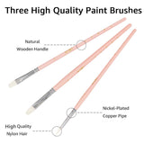 AOOKMIYA HIMI Gouache Paint Set, 24 Colors x 30ml/1oz with 3 Brushes & a Palette, Uniq... AOOKMIYA.COM