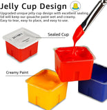 AOOKMIYA HIMI Gouache Paint Set, 24 Colors x 30ml/1oz with Brushes 27 Piece Green AOOKMIYA.COM