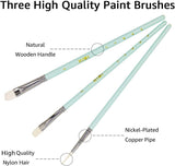 AOOKMIYA HIMI Gouache Paint Set, 24 Colors x 30ml/1oz with Brushes 27 Piece Green AOOKMIYA.COM