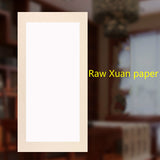 AOOKMIYA  10 Sheet Calligraphy Painting Paper Cards Thicken Drawing Papers Half-Ripe Lens Xuan Paper Mounting Chinese Rice Paper Card Card