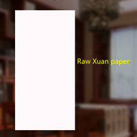 AOOKMIYA  10 Sheet Calligraphy Painting Paper Cards Thicken Drawing Papers Half-Ripe Lens Xuan Paper Mounting Chinese Rice Paper Card Card