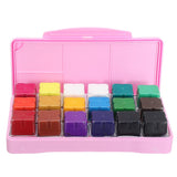 18 Colors Jelly Cup Gouache Paint Set 30ml Non-Toxic Gouache Watercolor Paints Portable Case Design for Artist Student Sationery