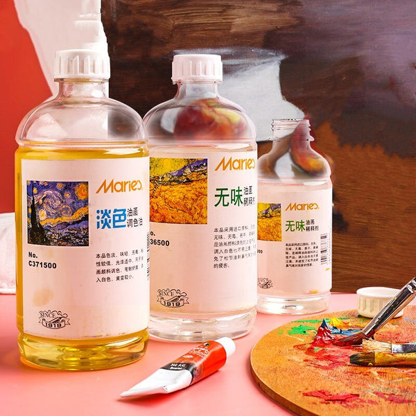 200/ 500ml oil paint cleaner thinner tasteless oil painting color oil –  AOOKMIYA