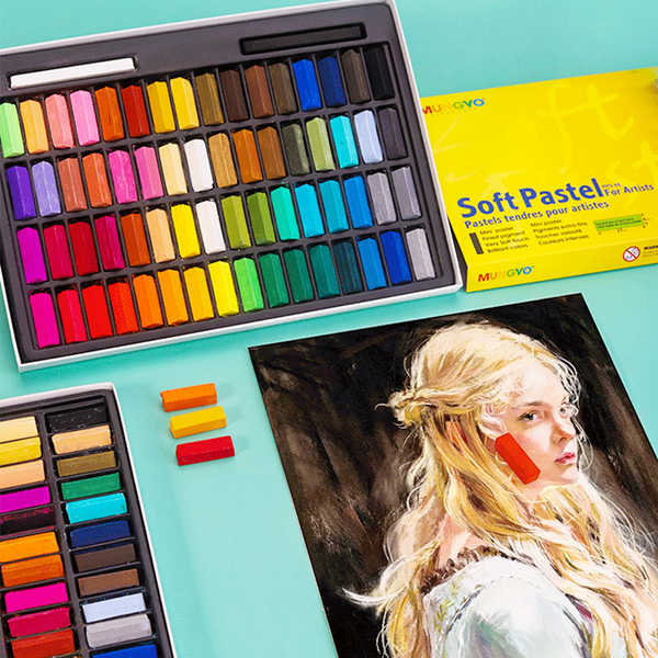 24/32/48/64 Colors Soft chalk powder brush makeup hair coloring crayo –  AOOKMIYA