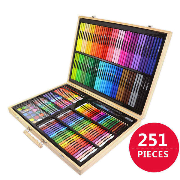 251 Piecs Art Tools Painting Set for Kids Children Drawing Water Color –  AOOKMIYA