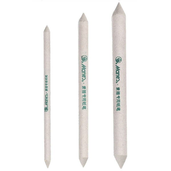 3Pcs Double Head White Pen Sketch Art Drawing Painting Eraser