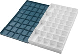 Riyanon Paint Palette 36 Wells Artist Plastic Paint Holder Tray with Soft Lid 11.1x6.2x1.57 Inch for Watercolor, Acrylic,Gouache and Oil Paint