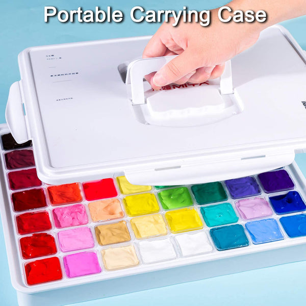 56 Colours x 30ml Gouache Paint Set with Portable Case