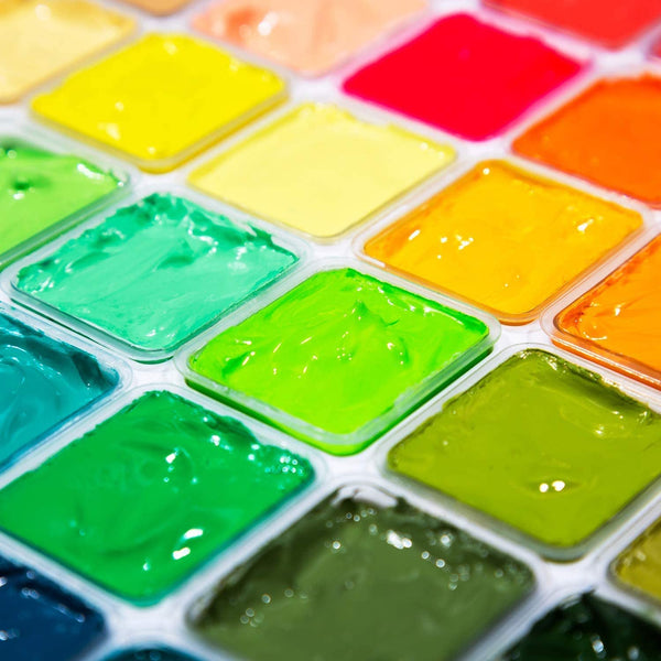 Himi Gouache Paint Set Jelly Cup 18 Vibrant Colors Non Toxic
