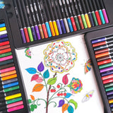 74 pieces of colored pencil set sketch pencil eraser sharpener coloring graffiti drawing tool professional painting art supplies