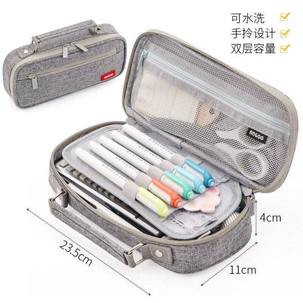School Pencil Cases Kawaii Portable Stationery Box Pencil Case