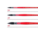 Borrence Squirrel Hair Watercolor Paint Brush Professional Pointed Wash Mop Painting Brushes Set for Painting Art Supplies