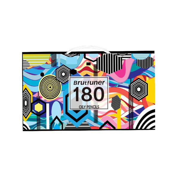 Brutfuner 180 Colors Oily Colored Pencil Wood Soft HB Sketch Pencils Set For Artist School Student Drawing Art Supplies