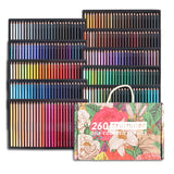 Brutfuner 260/520 Colors Professional Oil Color Pencils Set Sketch Colored Pencil For Drawing Coloring School Art Supplies