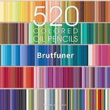 Brutfuner 260/520 Colors Professional Oil Color Pencils Set Sketch Colored Pencil For Drawing Coloring School Art Supplies