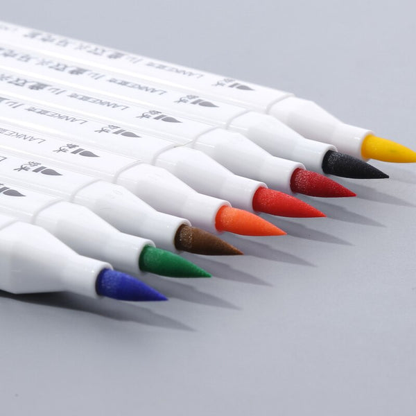 1 Box 12/18/24/36 Colors Washable Watercolor Pen Colour Pen Set for Kids  Drawing Painting Watercolor Art Marker Pens
