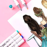 CHENYU Optional Color Matching Art Markers Brush Pen Sketch Alcohol Based Markers Dual Head Manga Drawing Pens Art Supplies