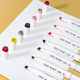CHENYU Optional Color Matching Art Markers Brush Pen Sketch Alcohol Based Markers Dual Head Manga Drawing Pens Art Supplies