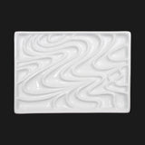 Ceramic artist watercolor palette rose-shaped gouache ceramic palette bone china flower-shaped paint painting supplies