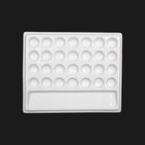 Ceramic artist watercolor palette rose-shaped gouache ceramic palette bone china flower-shaped paint painting supplies