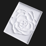 Ceramic artist watercolor palette rose-shaped gouache ceramic palette bone china flower-shaped paint painting supplies