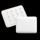 Ceramic artist watercolor palette rose-shaped gouache ceramic palette bone china flower-shaped paint painting supplies