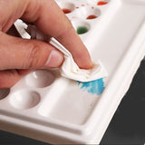 Ceramic artist watercolor palette rose-shaped gouache ceramic palette bone china flower-shaped paint painting supplies