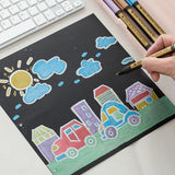 Color metal marker pen set water-based paint pen painting signature graffiti DIY photo album hand account pen art supplies