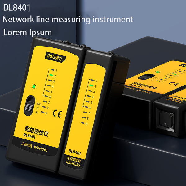 Network Point Instruments Deli DL8401 Network Line Measuring Instrument Network Cable, Telephone ...